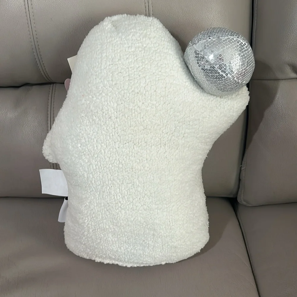 Rachel Zoe Pink Ghost Blanket and matching pillow - Picture 5 of 5